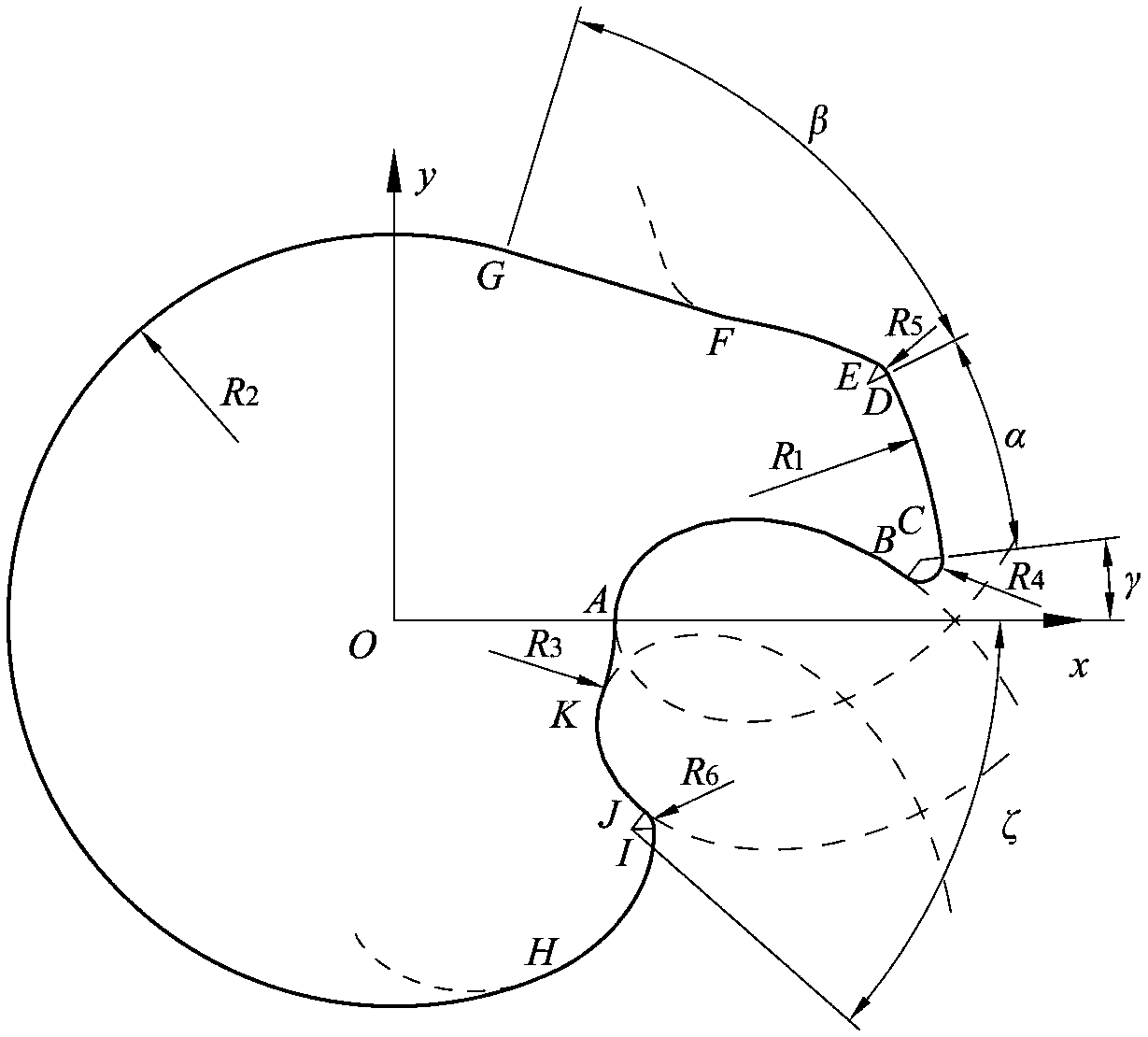 A fully smooth straight claw rotor