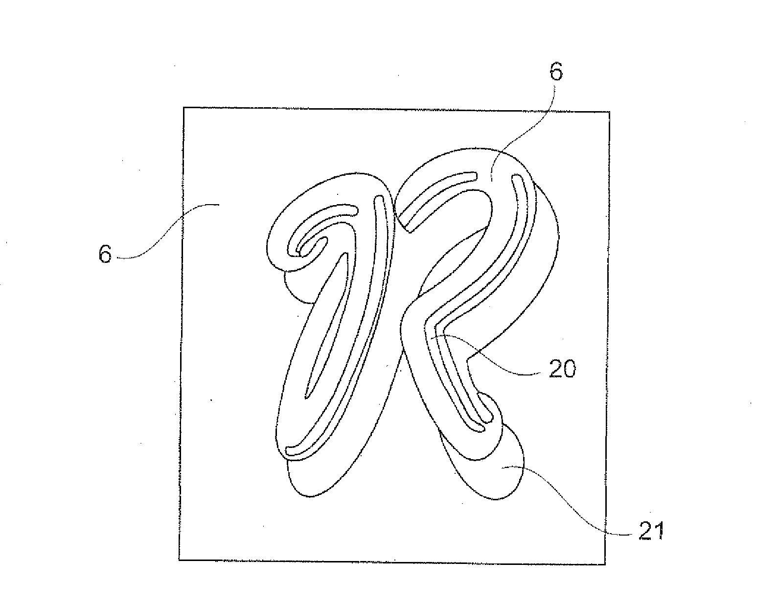 Method for manufacturing a sheet by means of compregnation in order to form an area made transparent