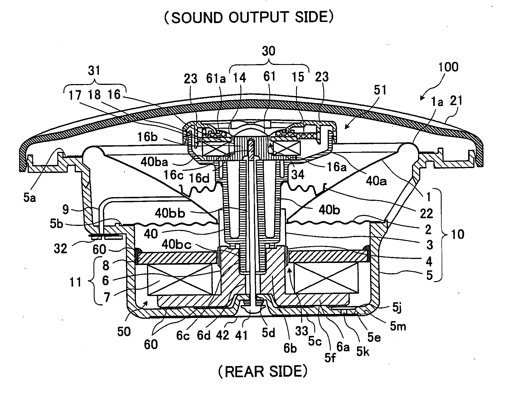 Speaker device and method of manufacturing the speaker device