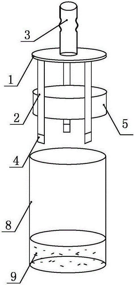 Device enabling solid medium to be conveniently cleaned and method for using device