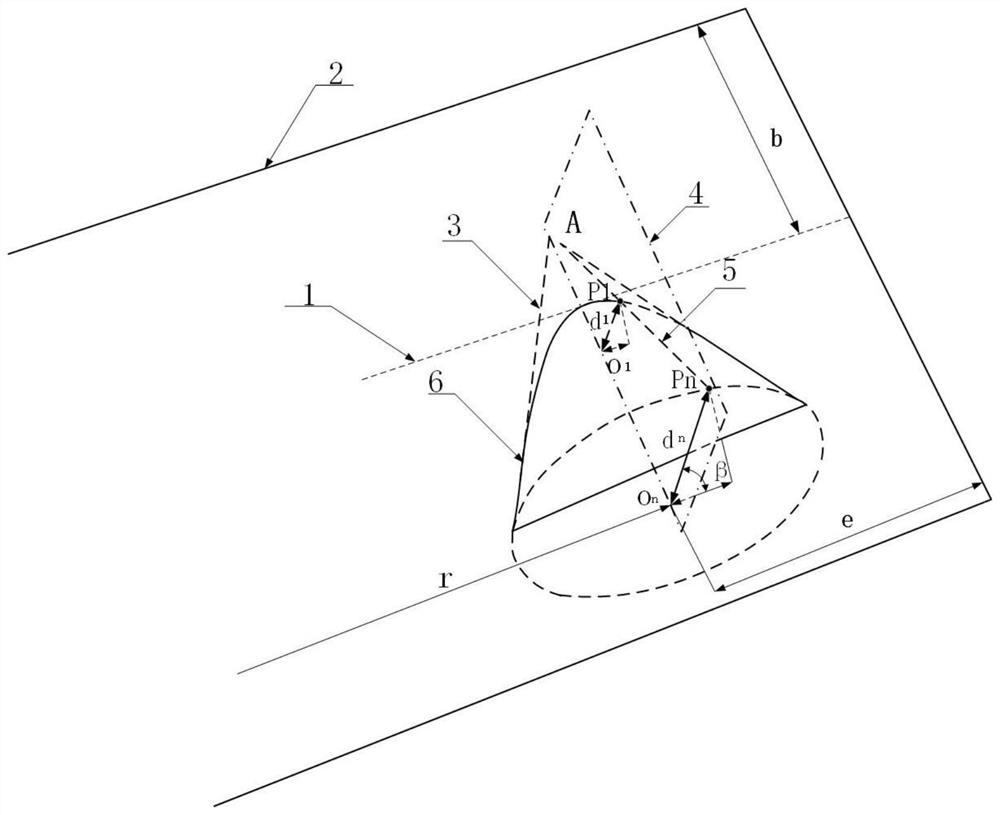 A bulge design method for suppressing high-speed impulse noise of helicopter rotor