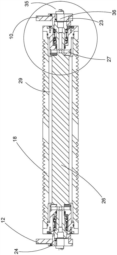 Apparatus for cross-sectionally shaping a multiplicity of plastics fibre bundles guided in parallel