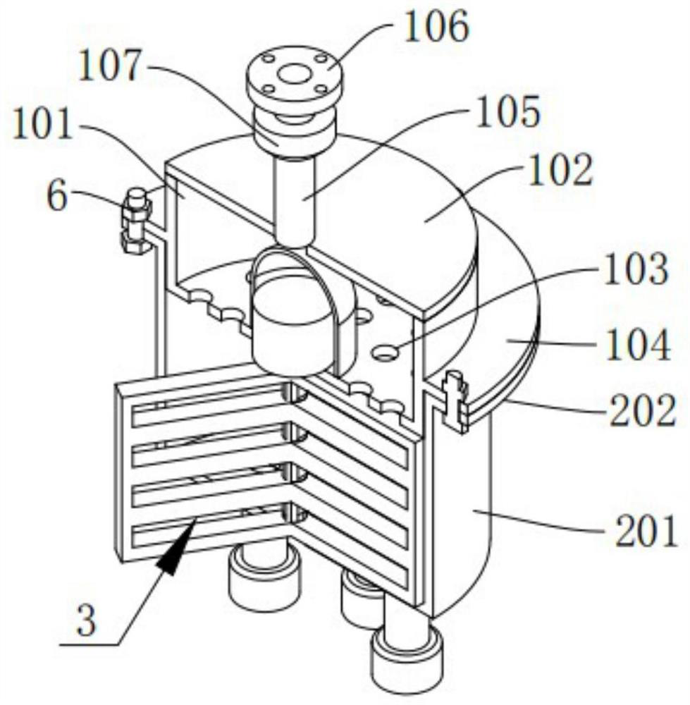Multilayer liquid distribution device and method for falling film reboiler