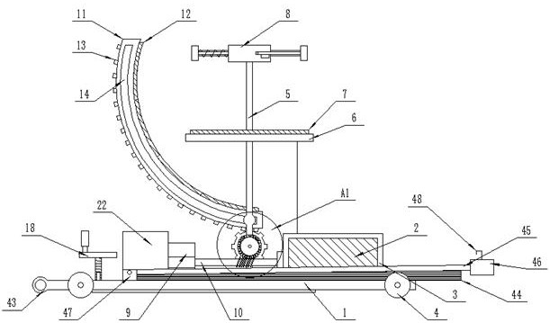 A kind of solar curved surface heat collector for automatically positioning heat source and using method thereof