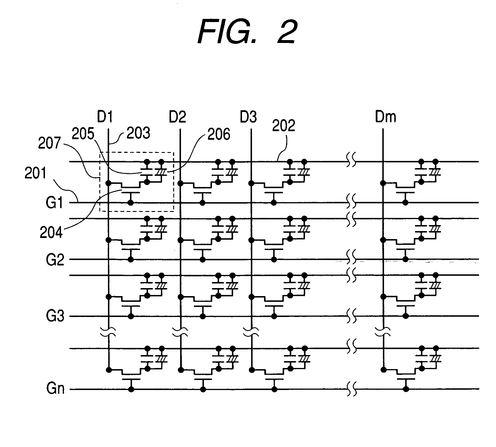 Display device having improved drive circuit and method of driving same