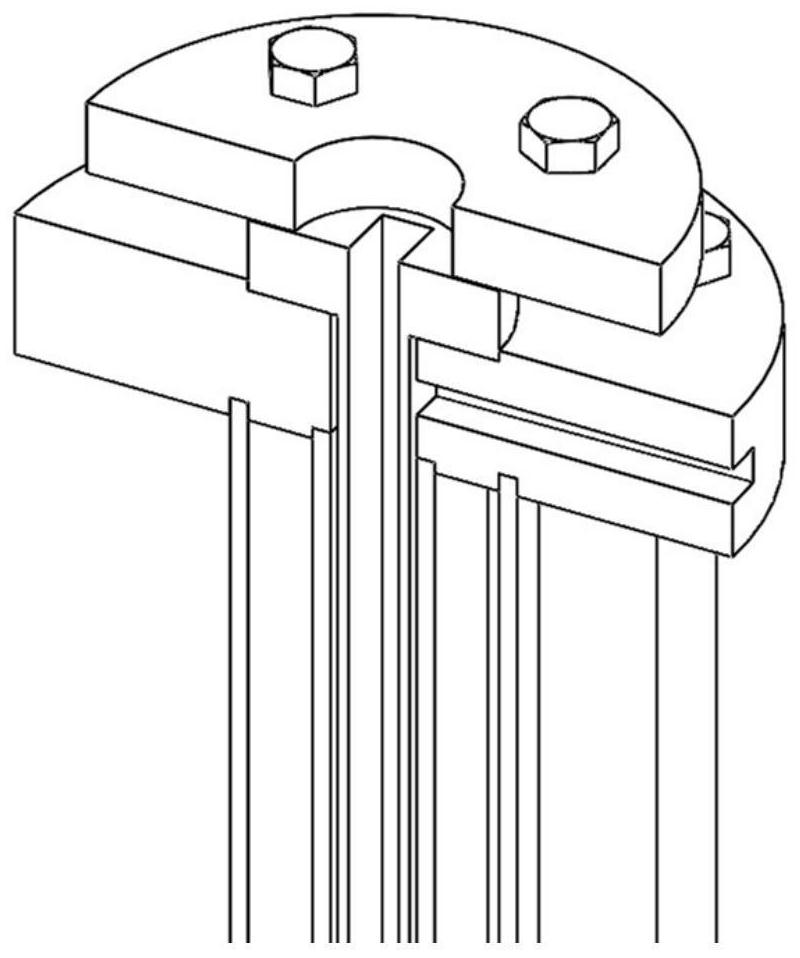 A visual experimental device for CHF research in a rectangular narrow channel with adjustable spacing