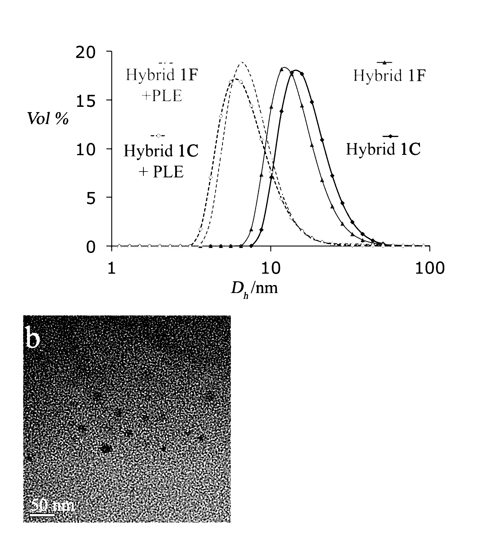 Delivery system in micellar form having modular spectral response based on enzyme-responsive amphiphilic peg-dendron hybrid polymers