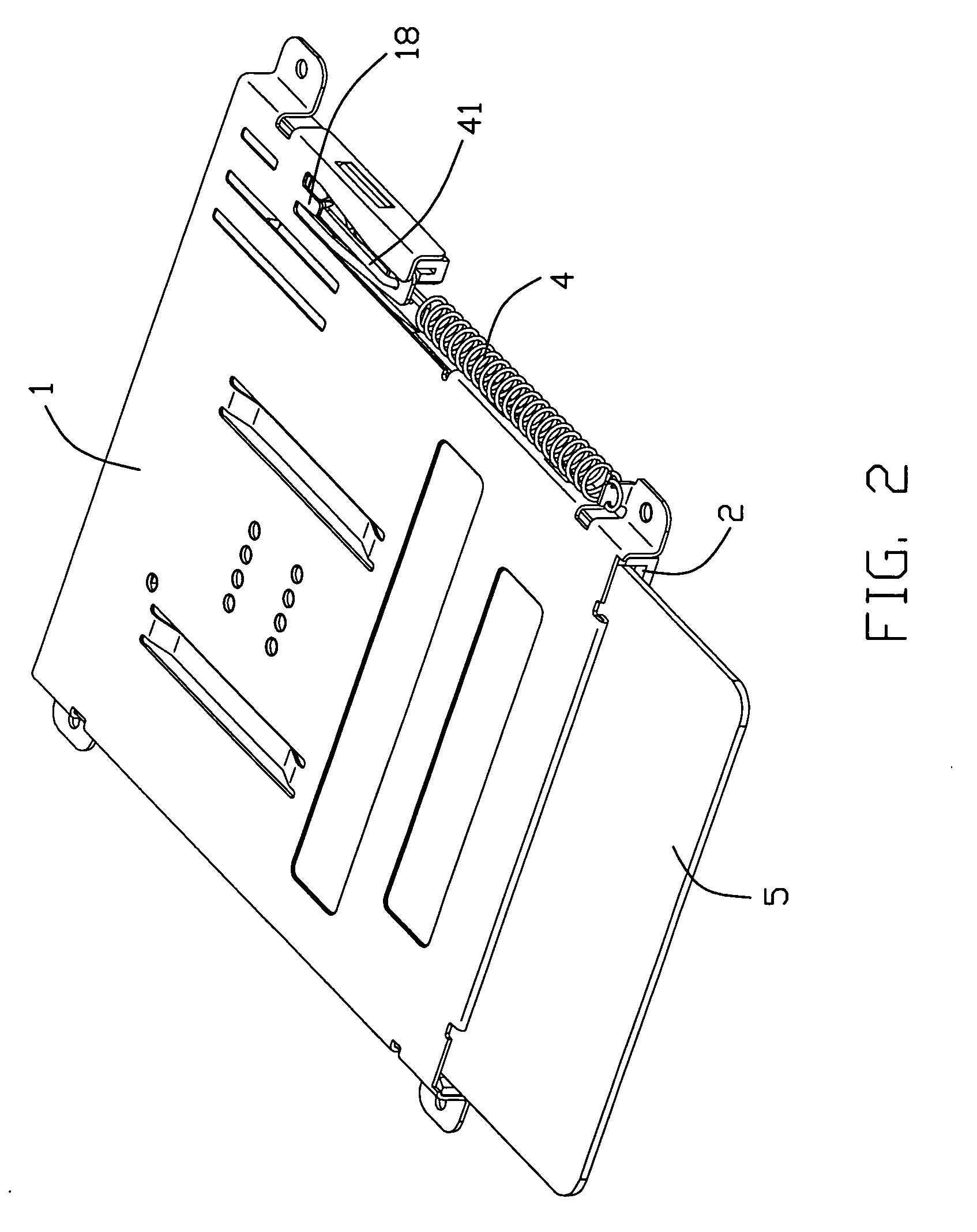 Electrical card connector