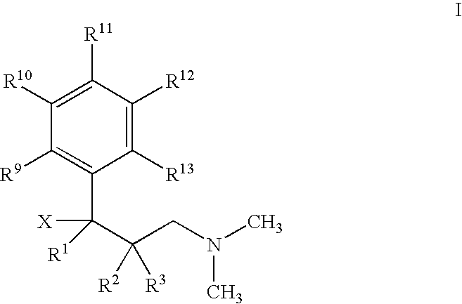 Use of 1-phenyl-3-dimethylaminopropane compounds for treatment of urinary incontinence