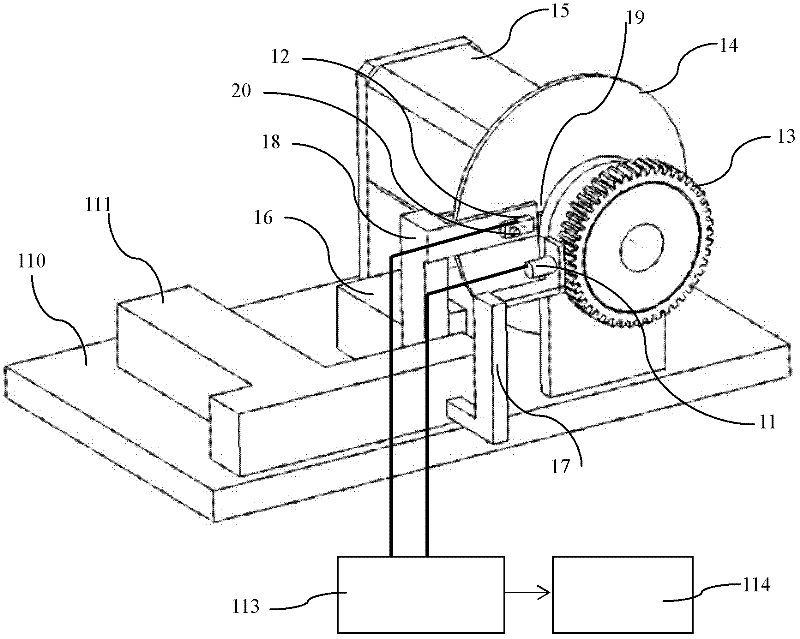 Method for detecting pitch error of ABS gear ring by magnetic induction