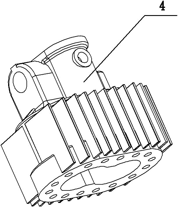 Direct-connected integrated gear pump