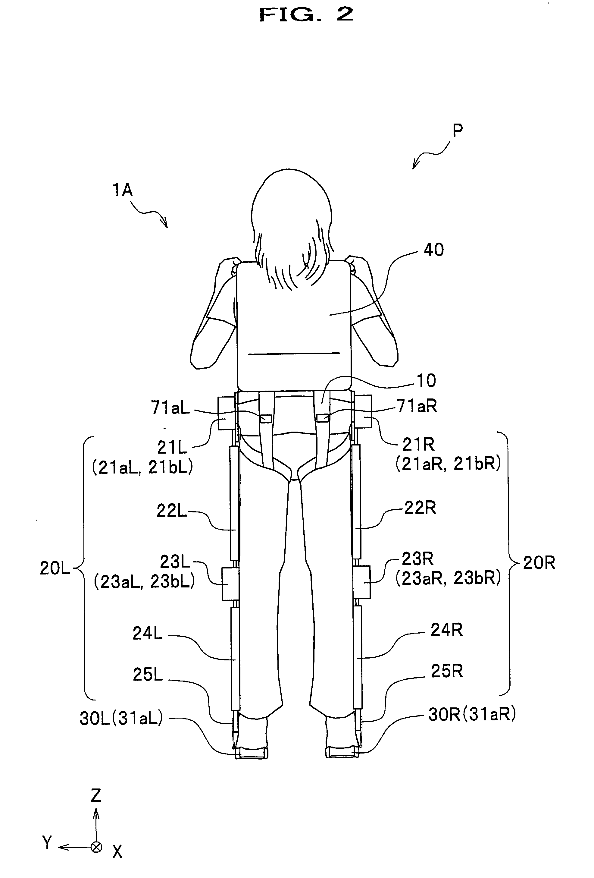 Body Weight Support Device and Body Weight Support Program