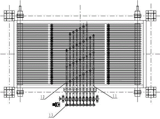 Kiln tail and bypath wind releasing residual heat boiler of cement kiln