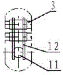 Kiln tail and bypath wind releasing residual heat boiler of cement kiln