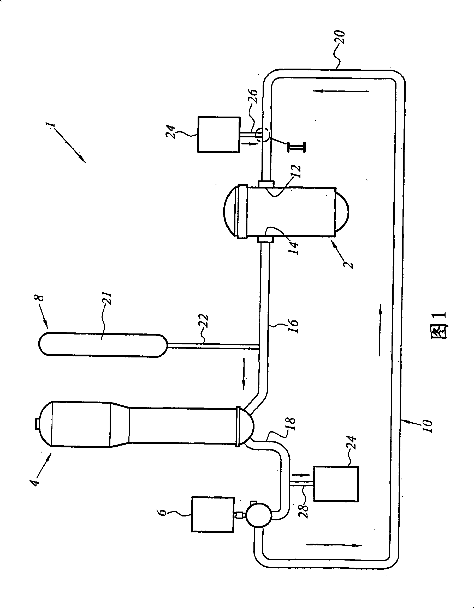 Nuclear reactor primary circuit