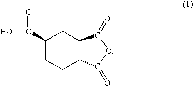 Liquid cyclohexane-tricarboxylic acid anhydride
