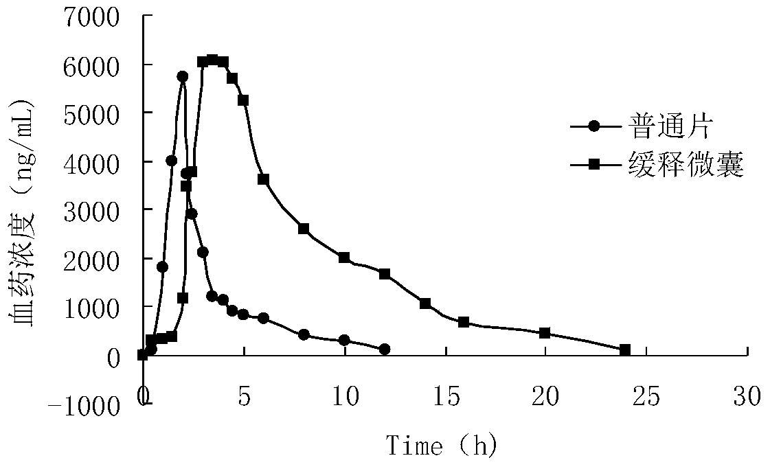 Ranitidine hydrochloride controlled-release dry suspension and preparation method thereof