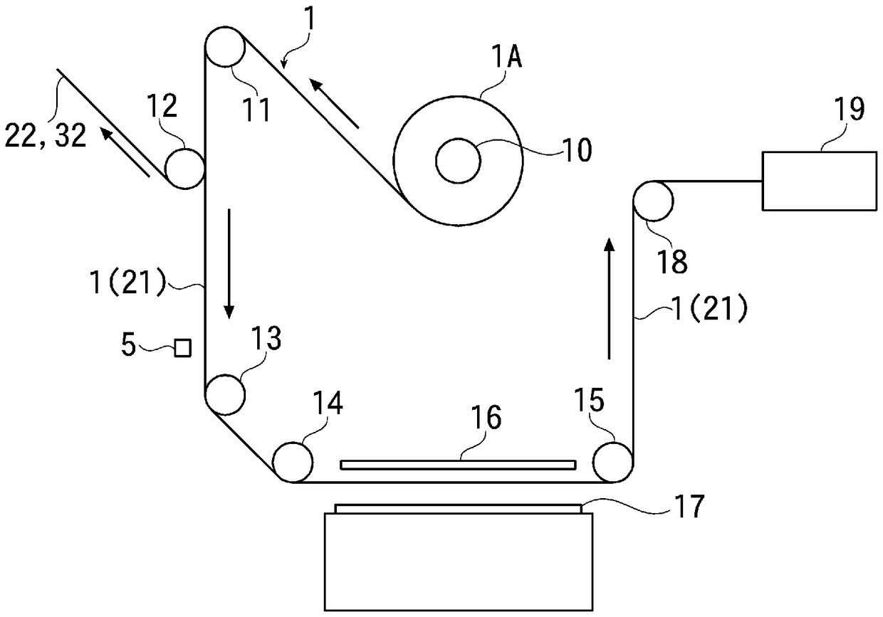 Adhesive tape structure and adhesive tape storage body