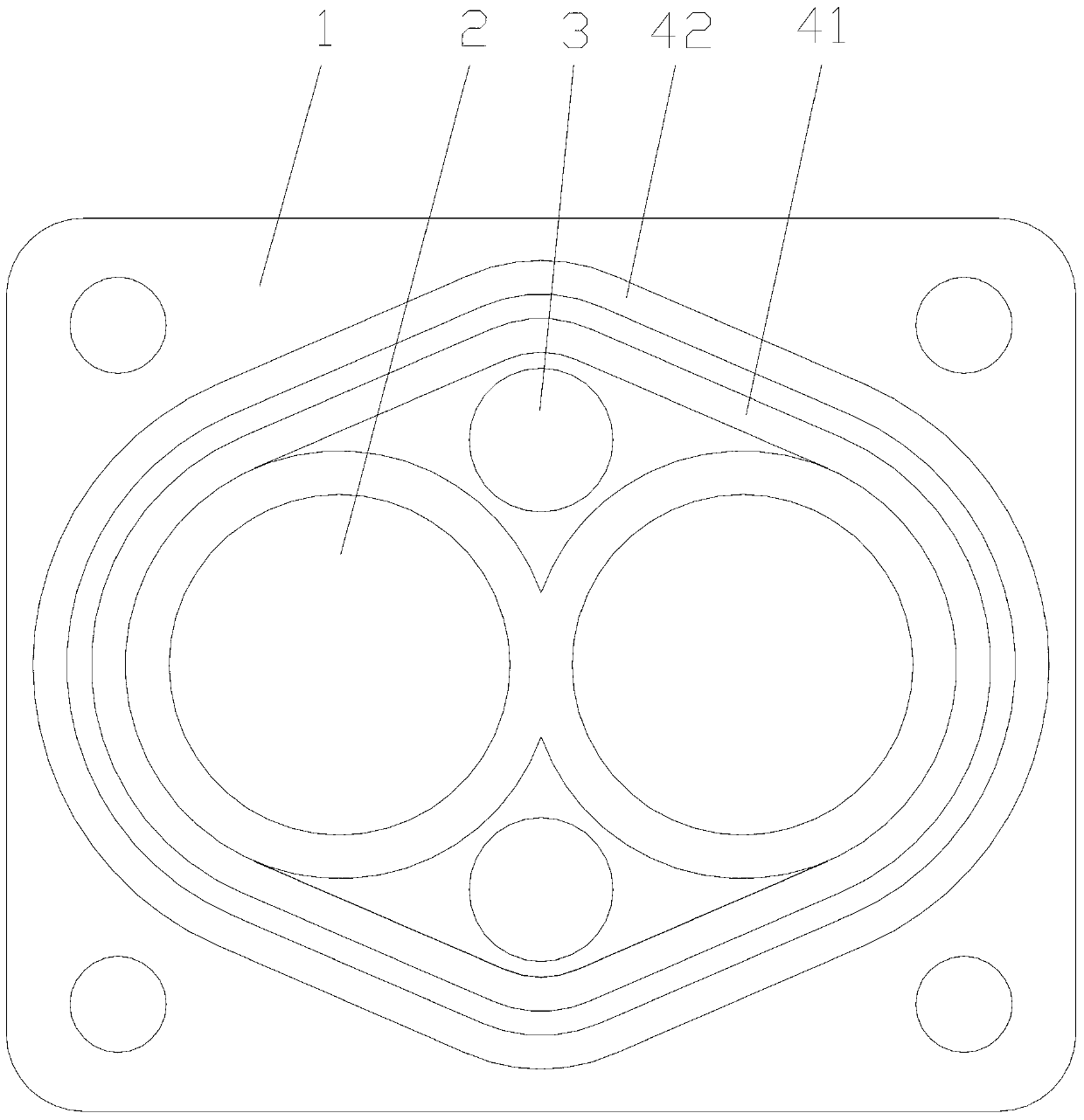 Double-seal pump cover