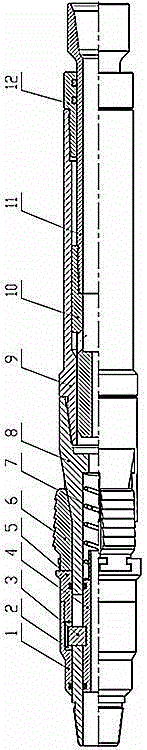Hydraulic type anti-skidding bit feed tool