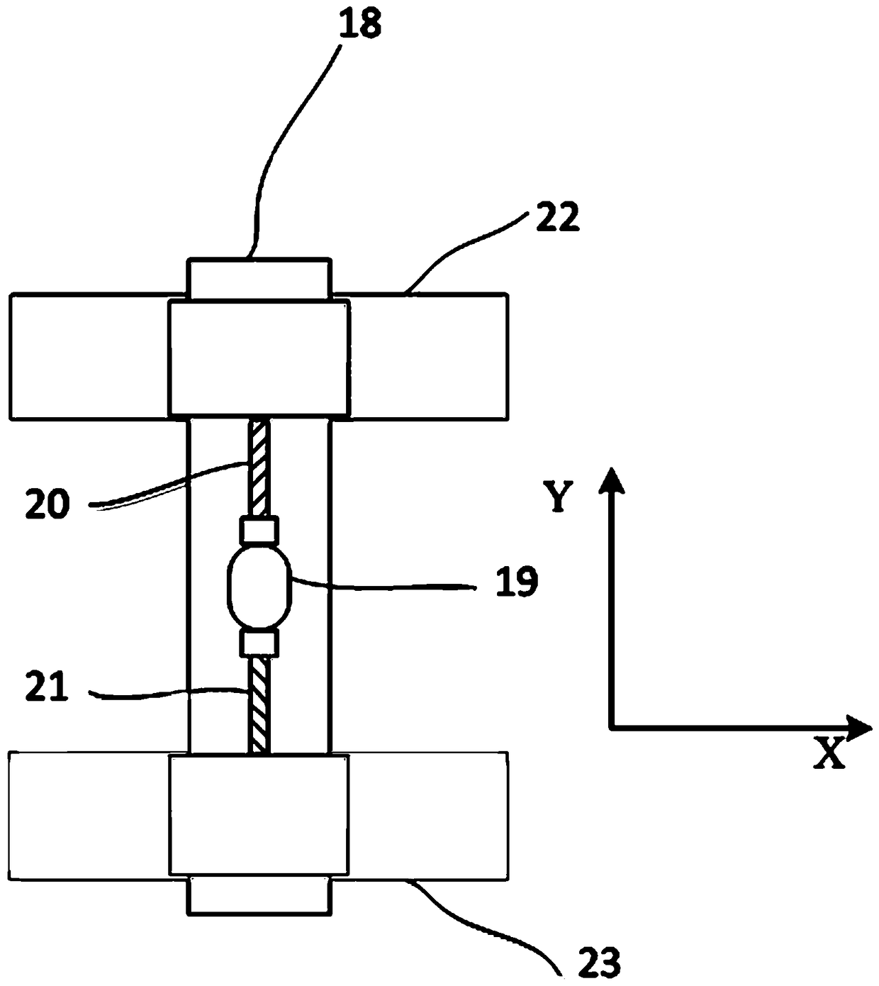 Automatic feeding device for film