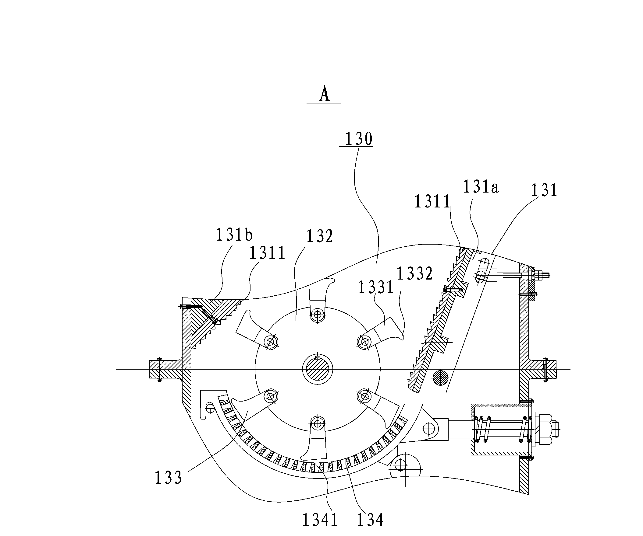 Treatment system and treatment method for waste lead-acid batteries