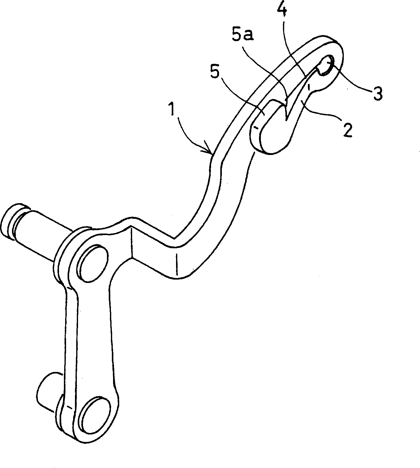 Needle thread taking-up lever for sewing machine