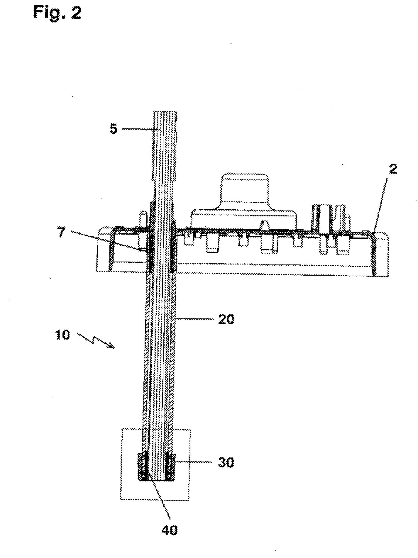 Sensor adapter, method for the manufacture thereof, method for the use of a sensor in this sensor adapter and bioreactor with this sensor adapter