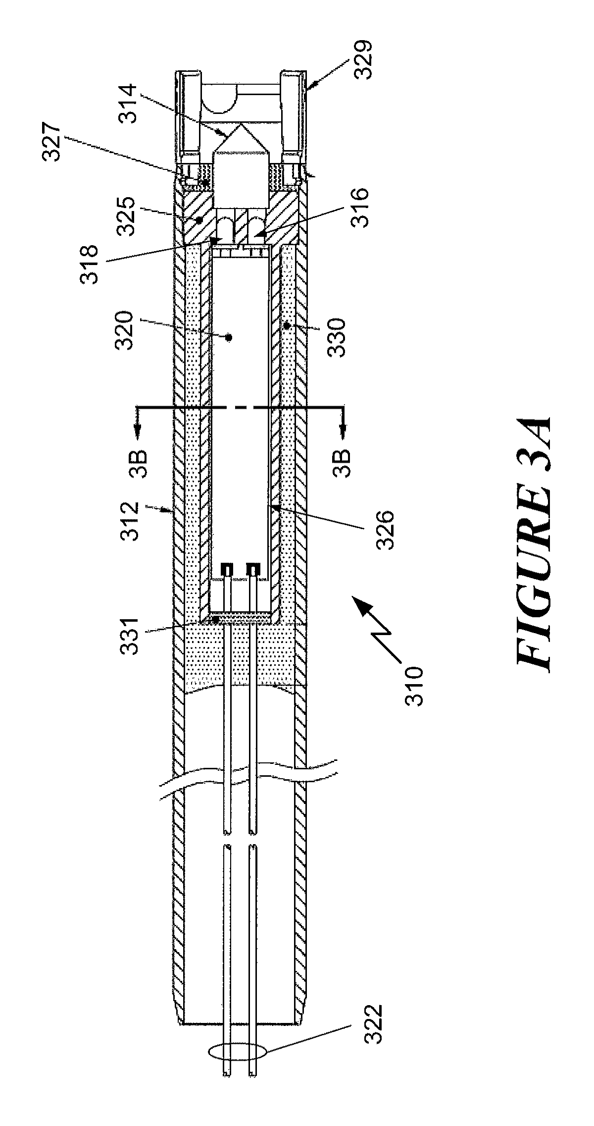 Fluid overfill probe with thermal stress prevention