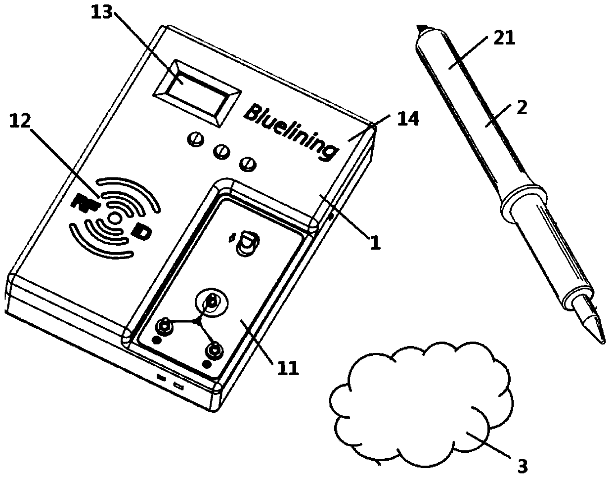 Management system applied to electric welding element temperature and welding personnel management of factories