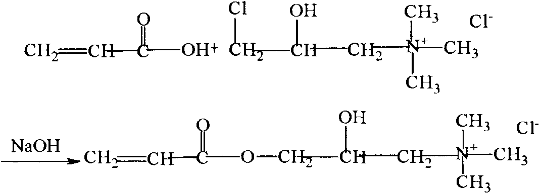 Preparation method of ternary copolymerized amphoteric polyacrylamide