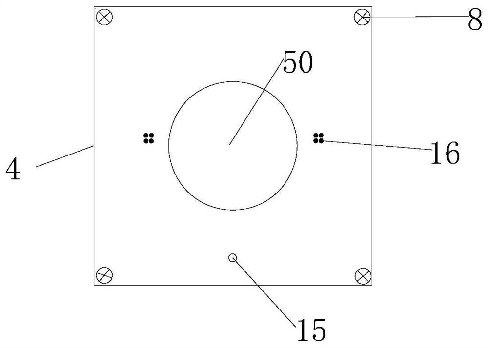 Test method and device based on rock uniaxial compression