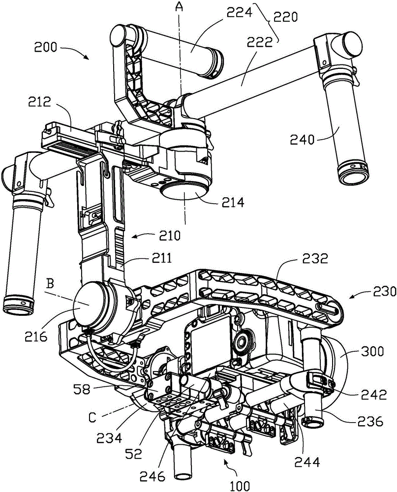 Counterweight assembly, counterweight mechanism using the counterweight assembly, and pan/tilt