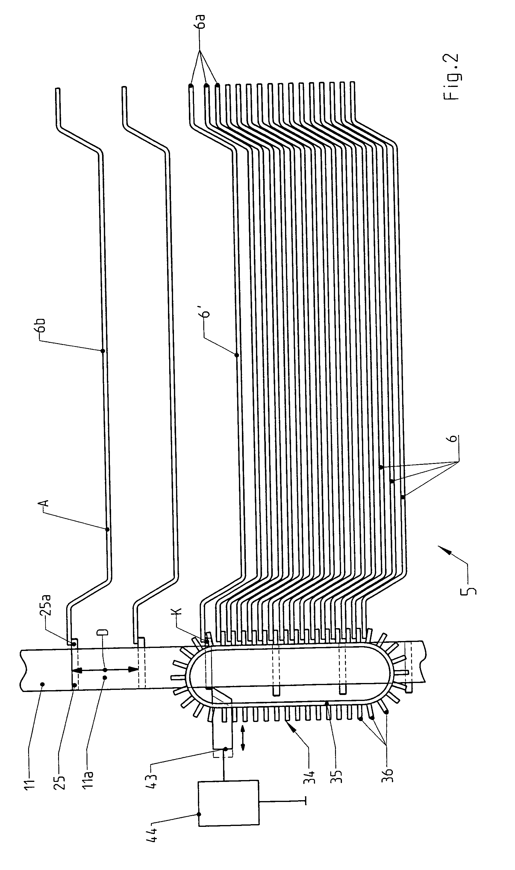 Conveying arrangement for processing printed products