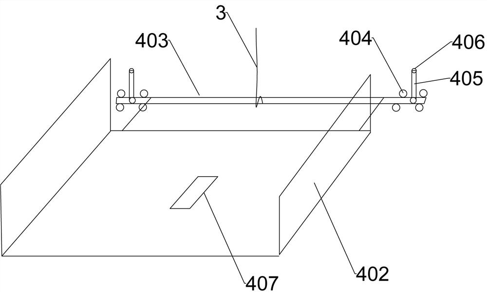 Trapezoidal construction conveying device and using method thereof