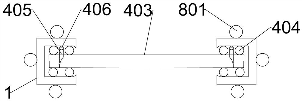 Trapezoidal construction conveying device and using method thereof