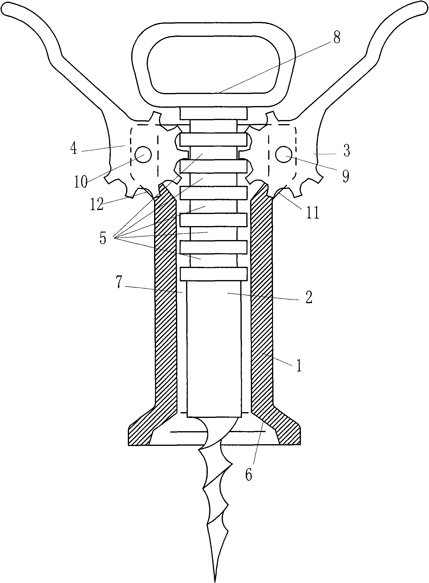 Bottle stopper extraction tool