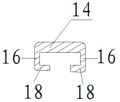 Rubber coating structure of mechanical components