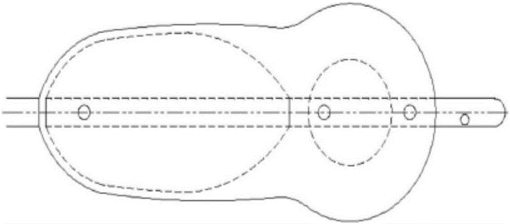 Prostate dilation catheter provided with front opening