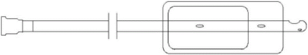 Prostate dilation catheter provided with front opening