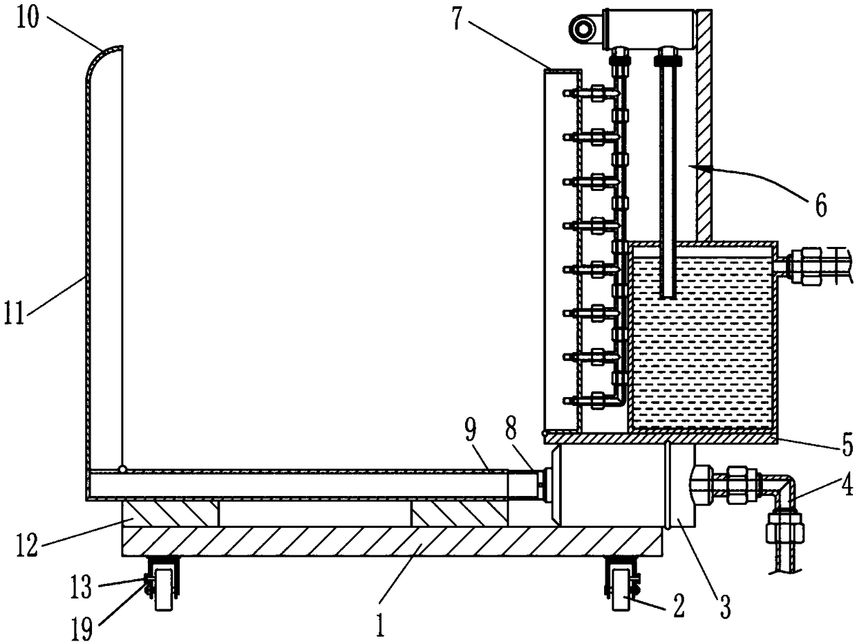 Dust isolating device for coal blasting mining