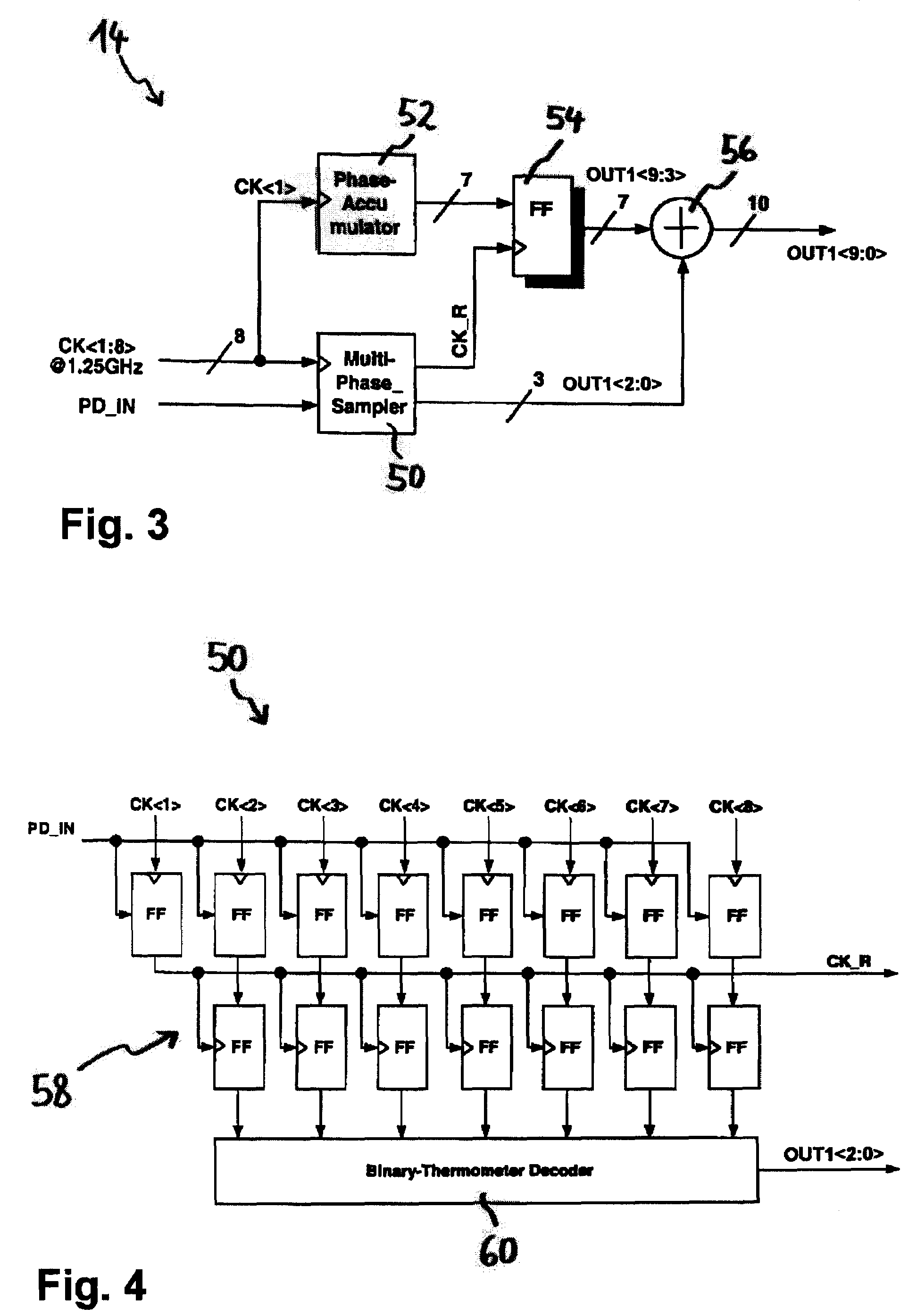 Digital phase detector and a method for the generation of a digital phase detection signal
