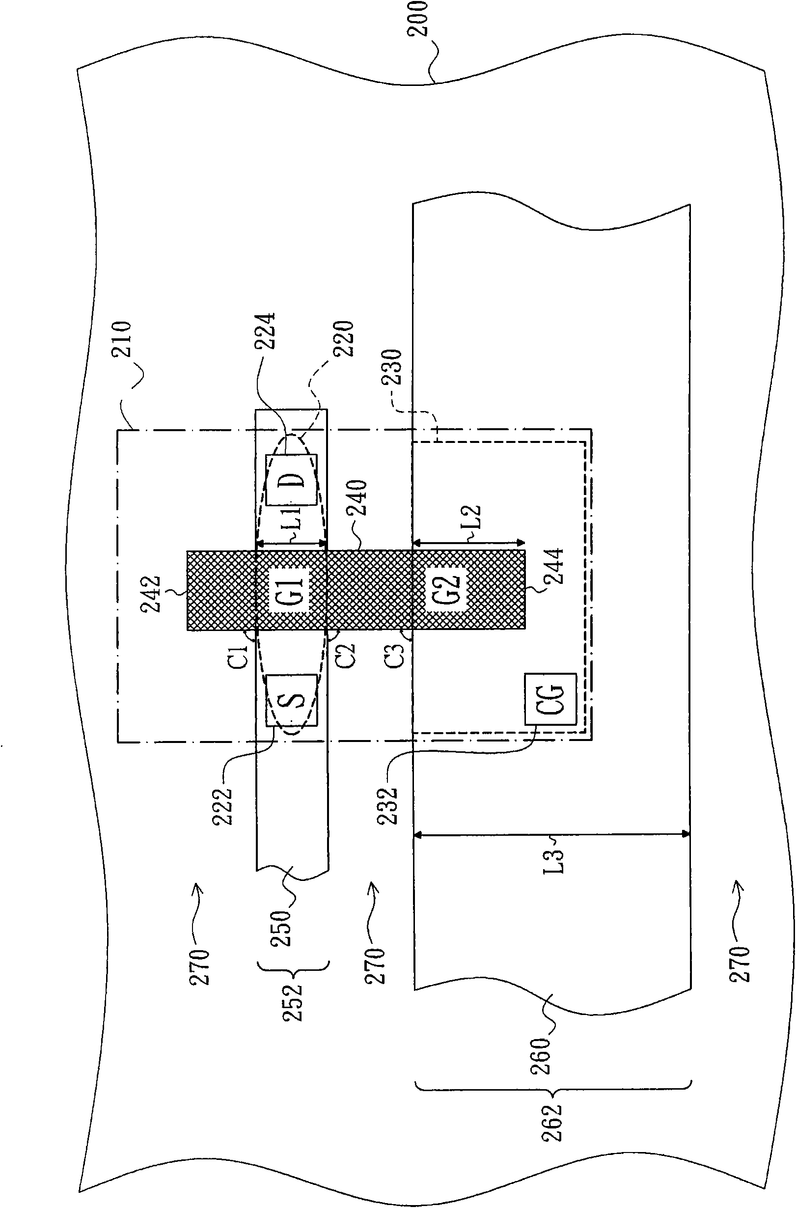 Nonvolatile memory and arrangement thereof