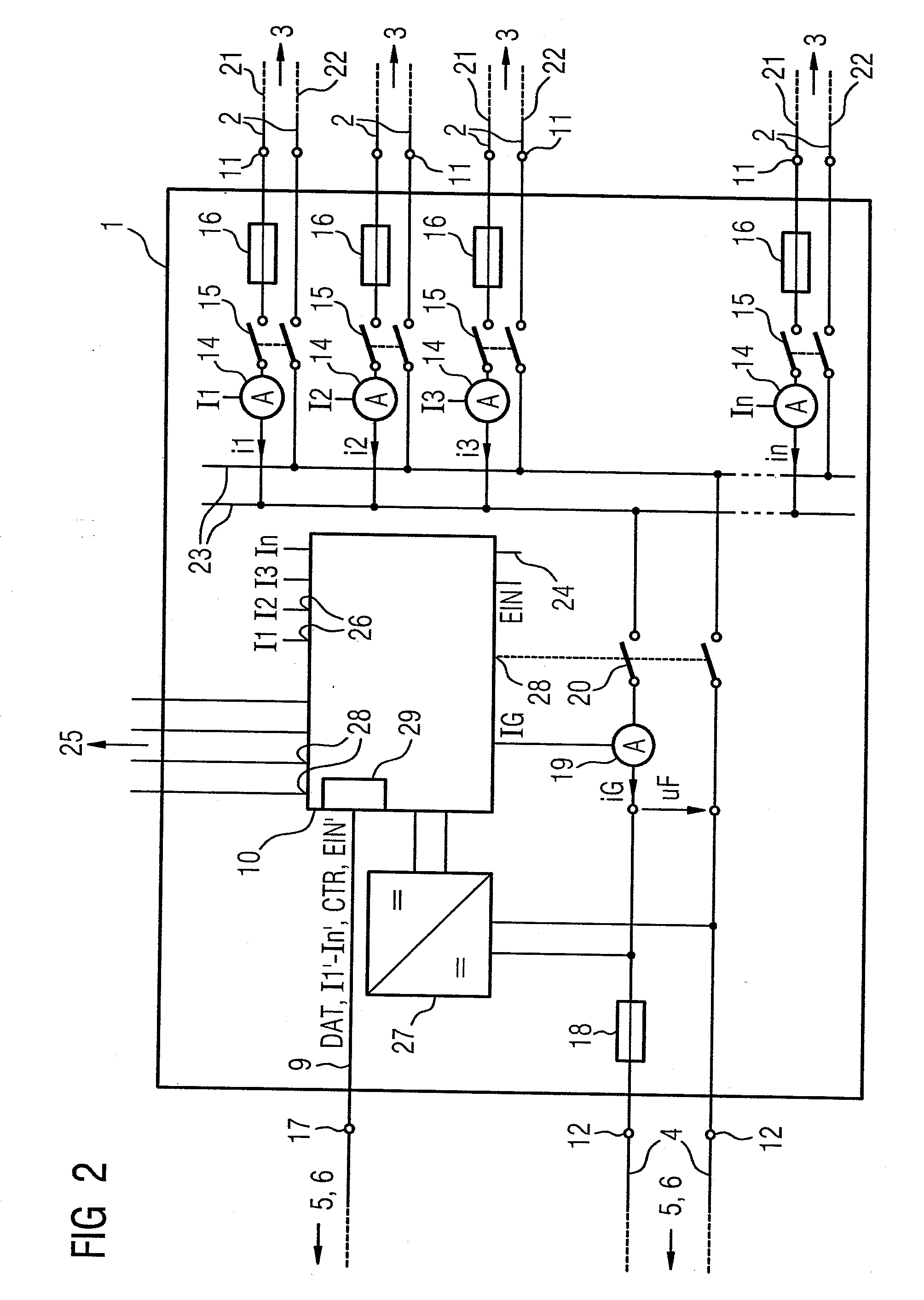 PV Sub-Generator Junction Box, PV Generator Junction Box, and PV Inverter for a PV System, and PV System