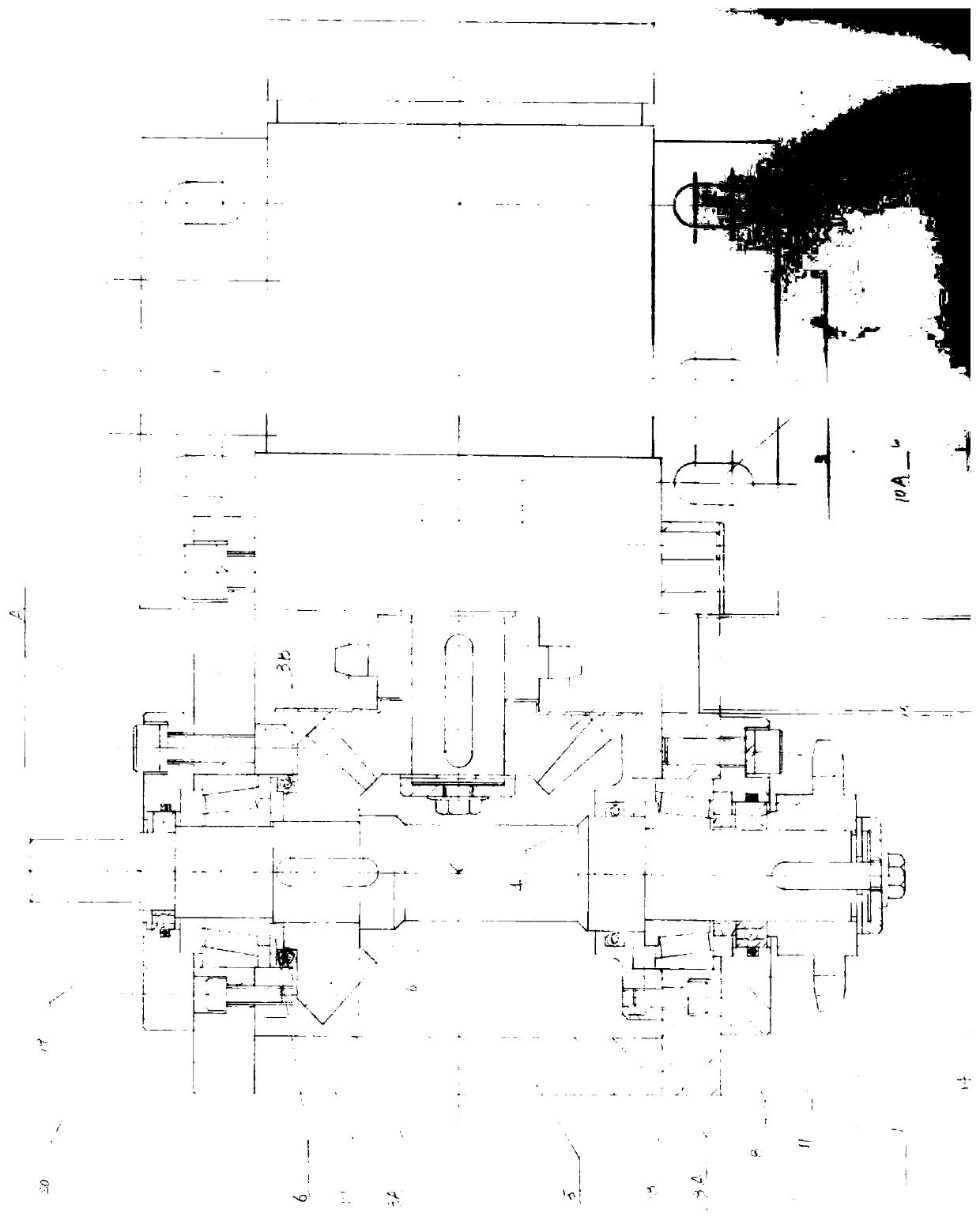 Bidirectional output gear box