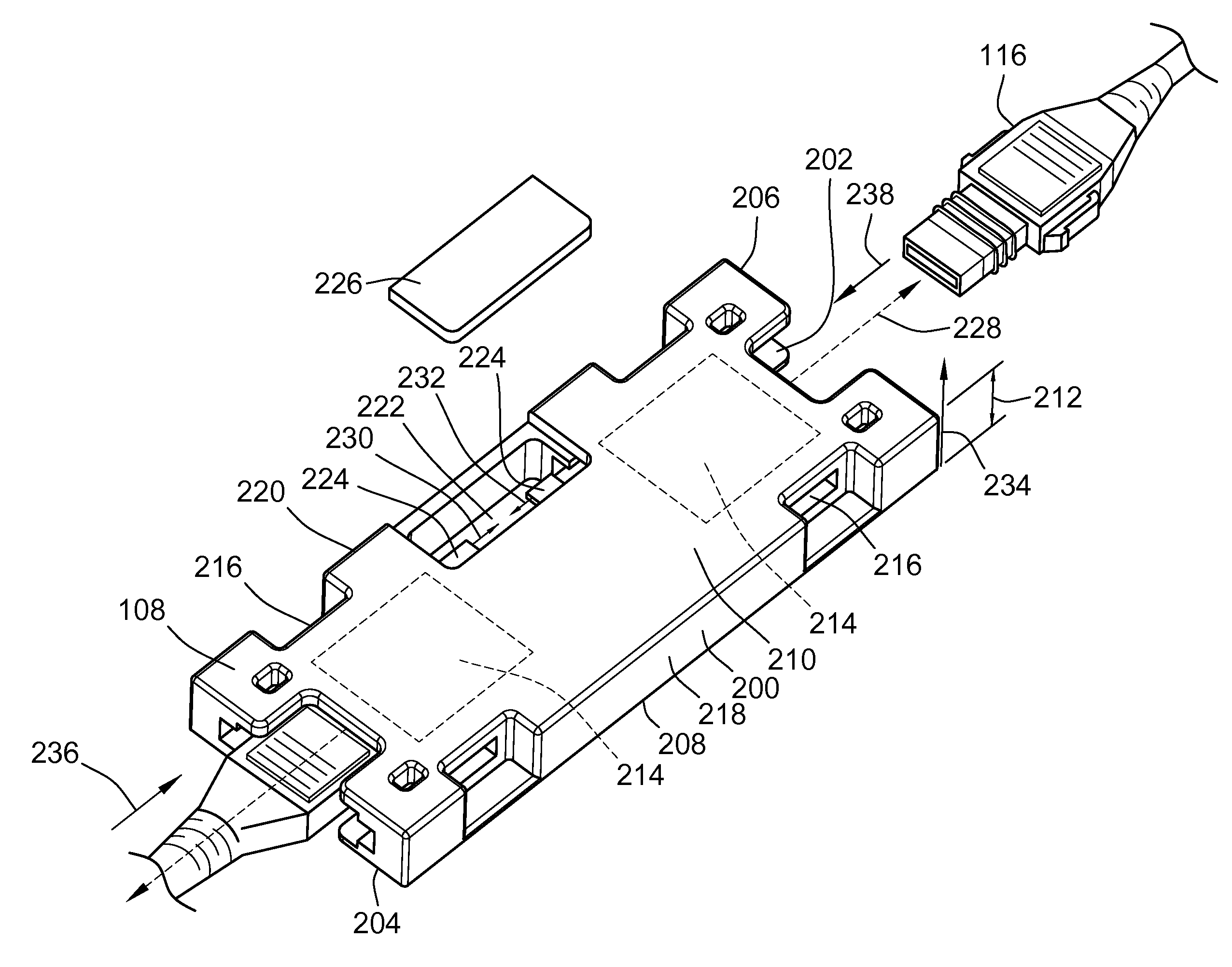 Electrical connector for a solar module assembly