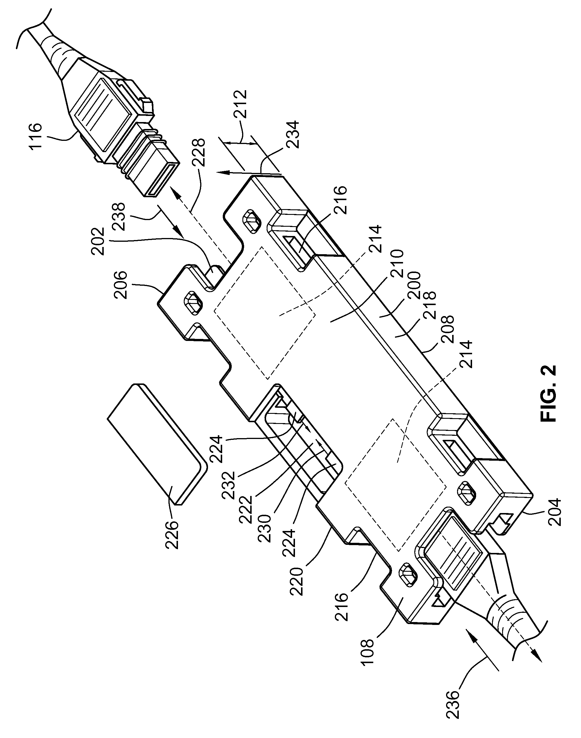 Electrical connector for a solar module assembly