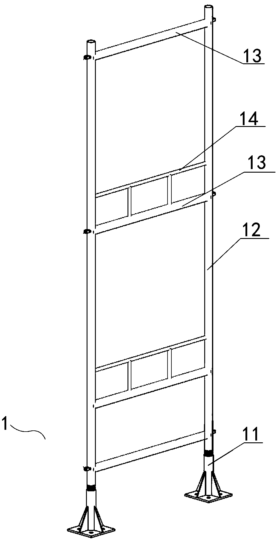 Laminate structure with illumination function and mounting method thereof