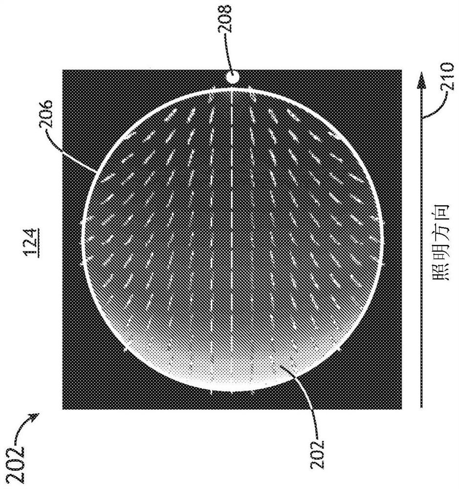 Radial polarizer for particle detection
