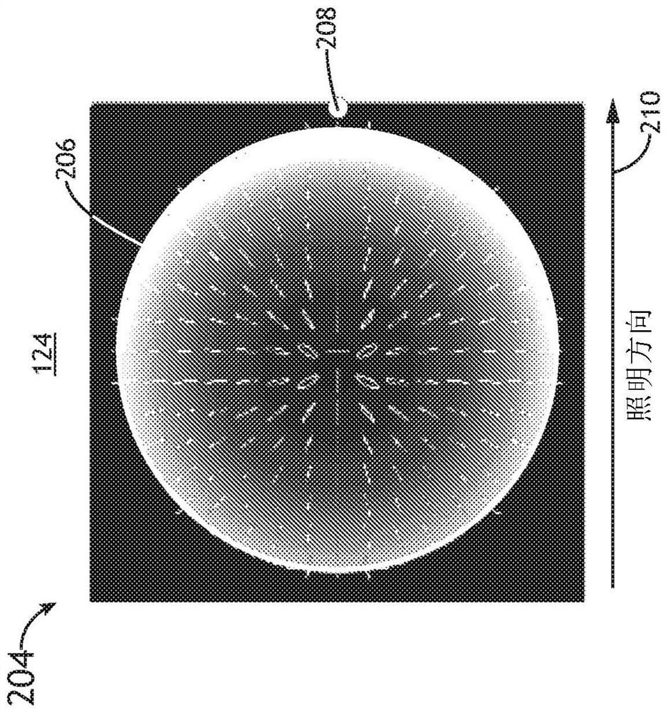 Radial polarizer for particle detection